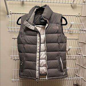 The North Face Charcoal Puffer Vest